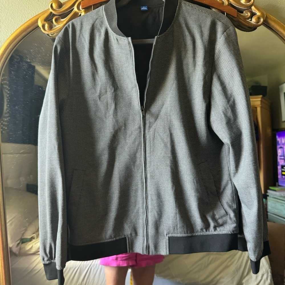 Men’s Apt 9 bomber suit jacket size small - Picture 2 of 9